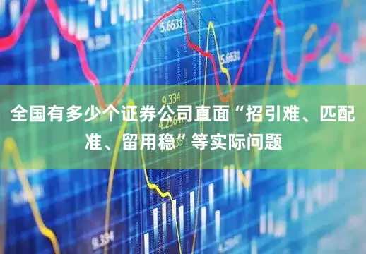 全国有多少个证券公司直面“招引难、匹配准、留用稳”等实际问题